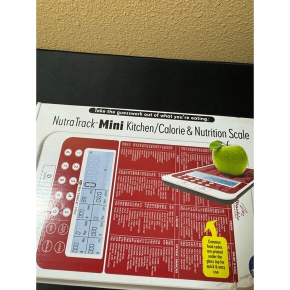 NutraTrack Mini Kitchen/Calorie & Nutrition Scale NEW - Picture 4 of 7